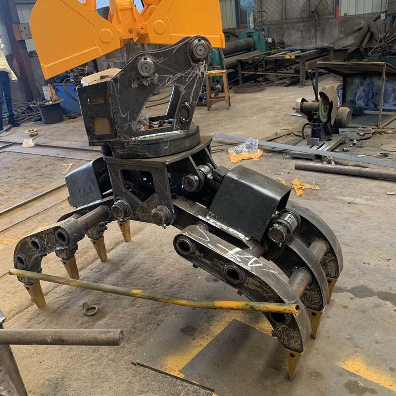 挖機旋轉抓鋼機