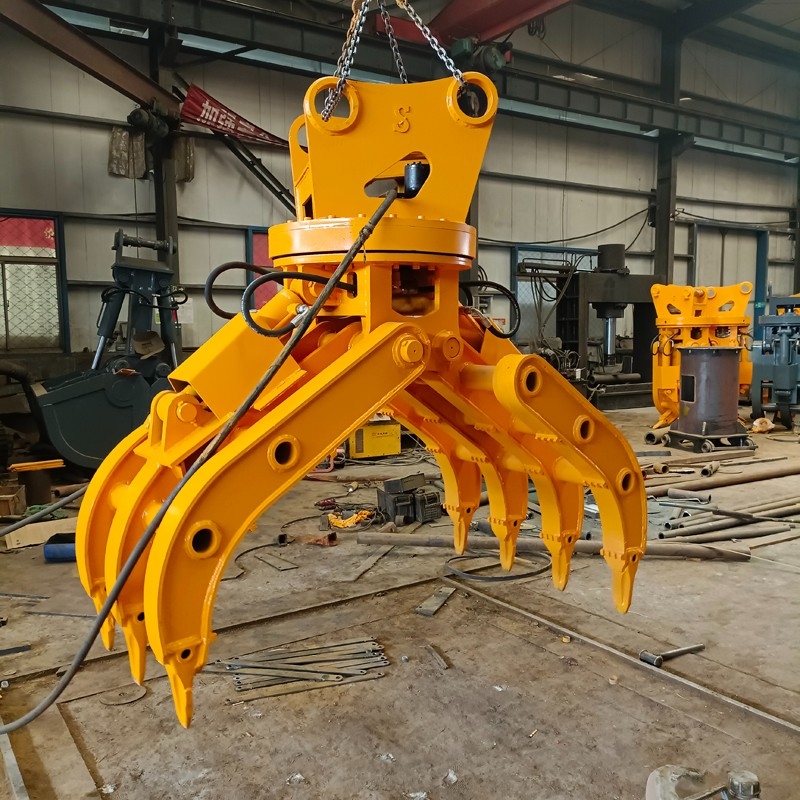 挖機旋轉抓鋼機